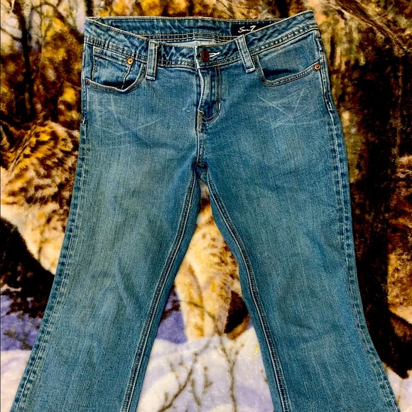 Great Condition Seven Stretch Capri Jeans Size 28 - Picture 4 of 16